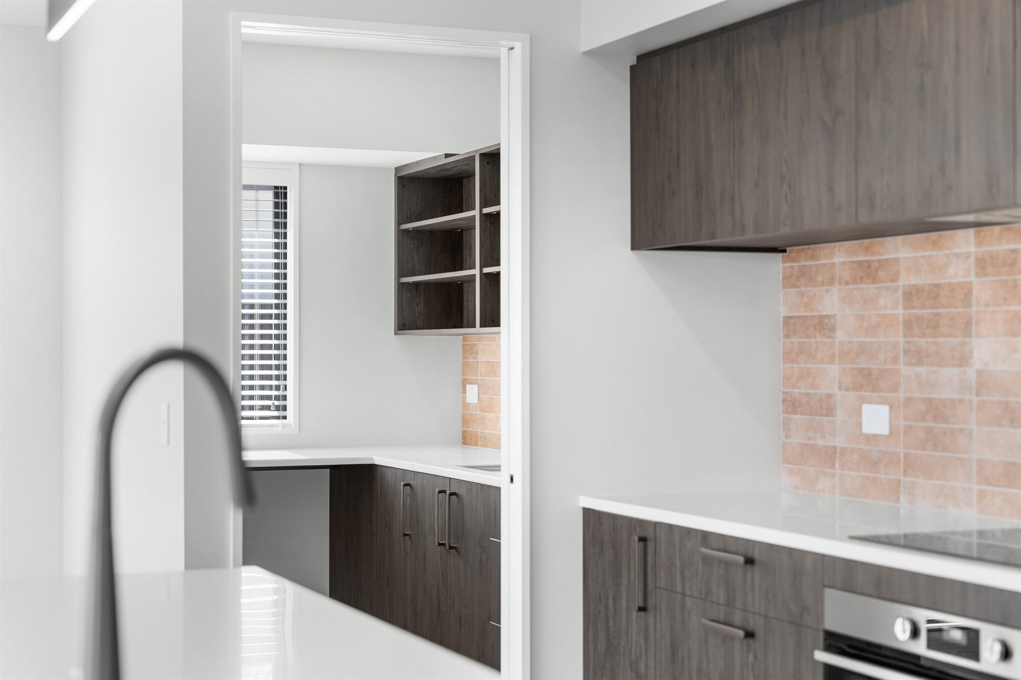 Elmbridge Mews — architectural detail of a completed home